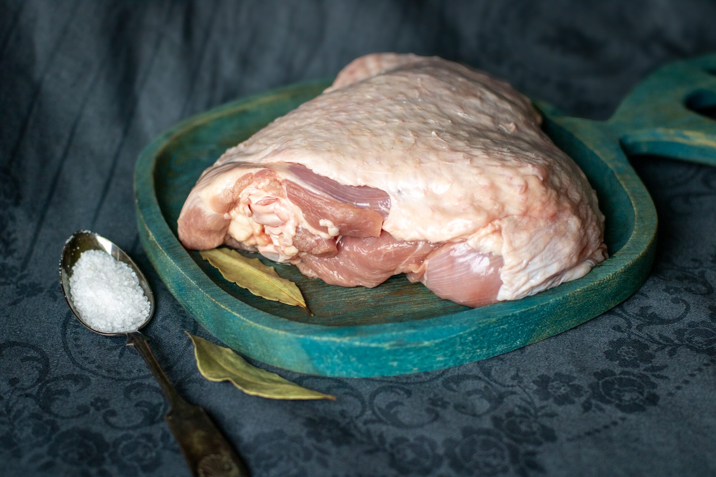 Turkey thigh with bones