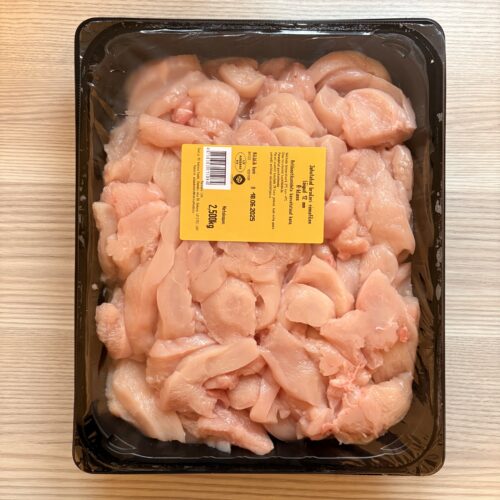 Chicken fillet strips 12mm chilled MAP 2.5kg