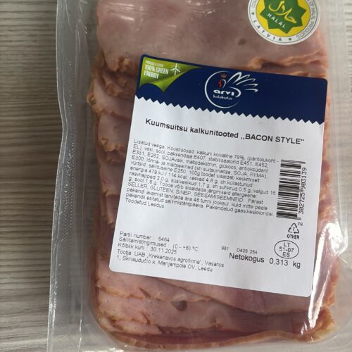 Turkey Bacon 300g/pack FROZEN
