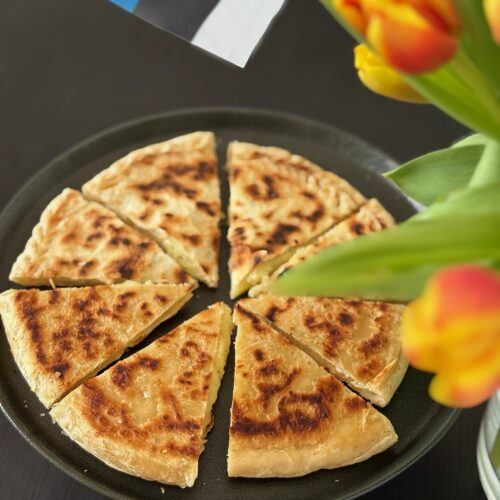 Potato and cheese stuffed flatbreads